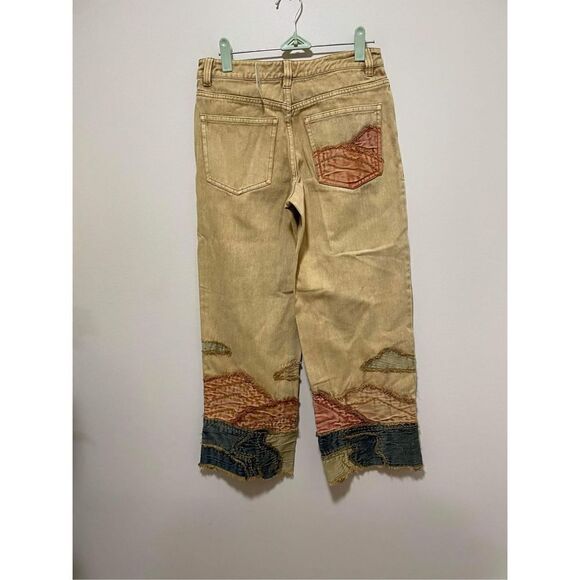 New Free People Golden Vibes Jeans Size 26 - Picture 8 of 12